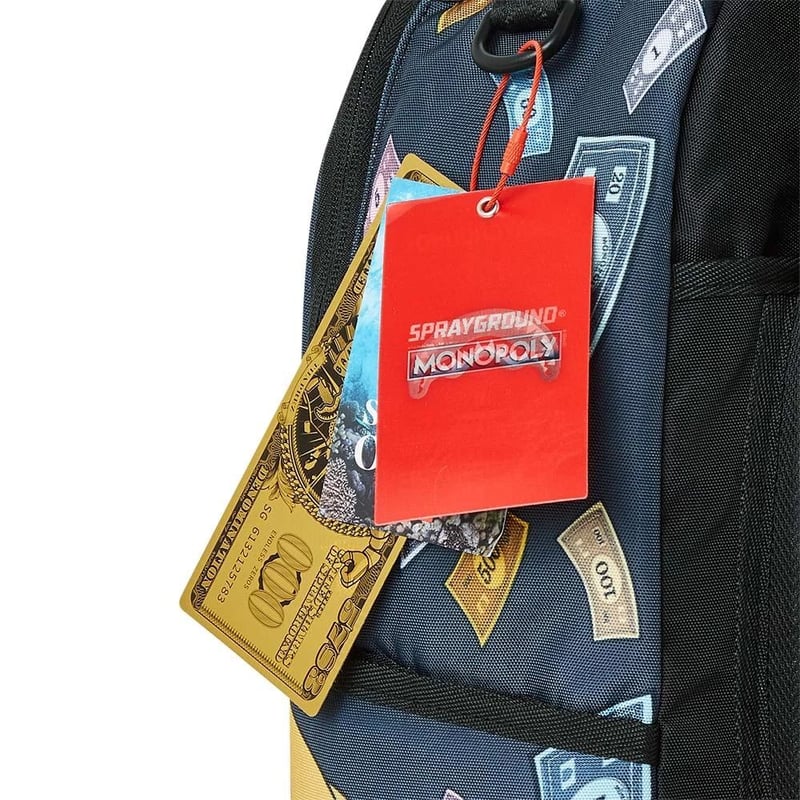 限定 SPRAYGROUND モノポリー MONOPOLY マネーバッグ バック