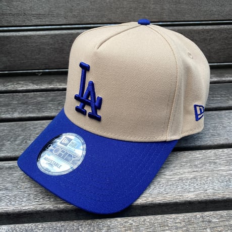 海外限定 Newera ニューエラ 9Forty Aフレーム LA Dodgers ロサンゼルス ドジャース キャップ 100周年記念 (940-213)