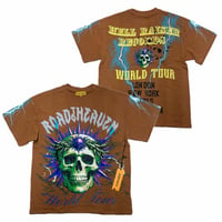 米国発 Civilized シヴィライズド Road To Heaven T-Shirts 半袖 ツアーTシャツ モカ (CropT46)