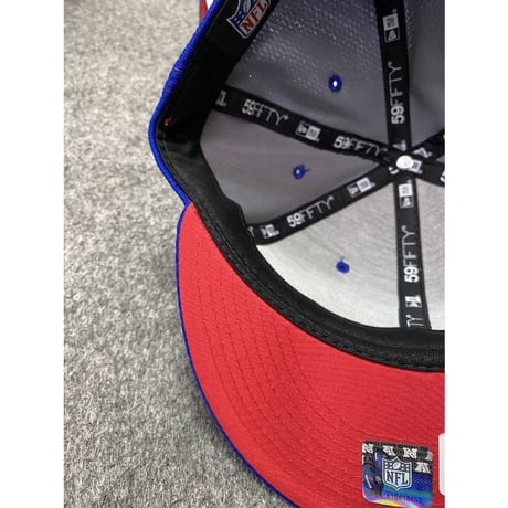 NFL 限定100周年記念 NEWERA ニューエラ Bills バッファロー ビルズ NY 青 59Fifty キャップ