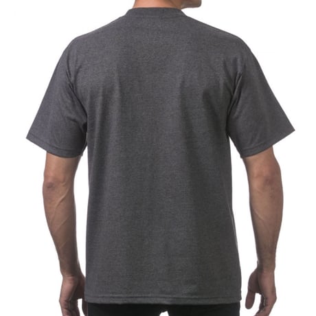 米国製 PROCLUB プロクラブ HEAVY WEIGHT ヘビーウェイト Tシャツ 無地 チャコールグレー 6.5 OZ
