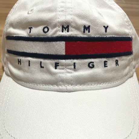 トミーヒルフィガー TOMMY HILFIGER ストラップバック キャップ 白 アイコンフラッグ (6)