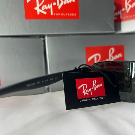 Ray-Ban レイバン Matte Black マットブラック クリスタルグリーン サングラス RB3254 (0RB5)