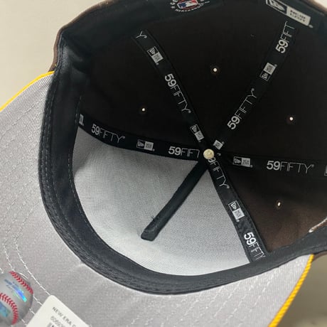 海外限定 NEWERA ニューエラ 59FIFTY Aフレーム SD Padres サンディエゴ パドレス Cartoon キャップ (23-16)