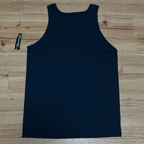 米国製 ダイヤモンドサプライ Diamond Supply Co タンクトップ 紺 OG スケーター