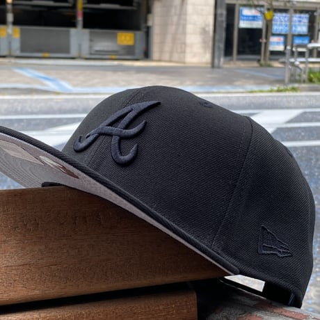 9FIFTY ニューエラ Newera アトランタ ブレーブス Braves スナップバックキャップ 黒