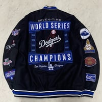 海外限定 JHデザイン LA Dodgers ドジャース MLB WSチャンピオンズ リバーシブル スタジャン (JH-54)