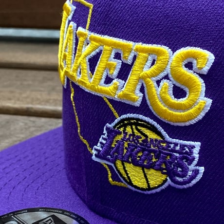 9FIFTY ニューエラ Newera ロサンゼルス レイカーズ Lakers STATE スナップバックキャップ NBA