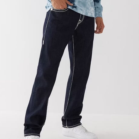 プレミアムジーンズ True Religion トゥルーレリジョン Ricky リッキー ストレッチ ストレートジーンズ (JNS258)