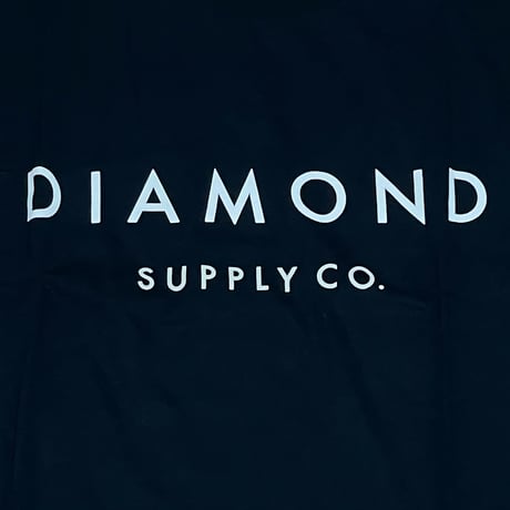 【4XL】 米国製 ダイヤモンドサプライ Diamond Supply Co. 半袖 Tシャツ 紺 Yacht ベーシックロゴ (T7)