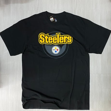 NFL公式 Majestic Athletic ピッツバーグ スティーラーズ STEELERS 半袖 Tシャツ 黒