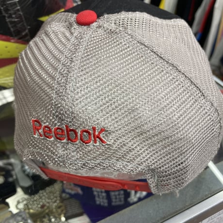 Reebok リーボック Flames カルガリー フレームス NHL メッシュ スナップバックキャップ