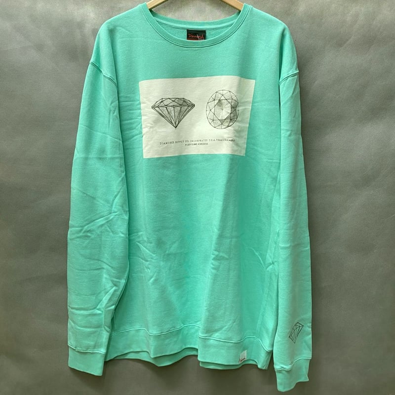 Diamond Supply ダイヤモンドサプライ Trademark クルーネック スウェッ