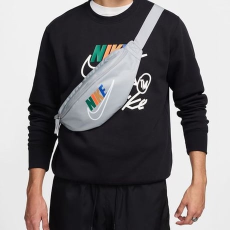 NIKE ナイキ Heritage Funny Pack Bag ヘリテージ ファニーパック バッグ ウルフグレー (NKBG20)