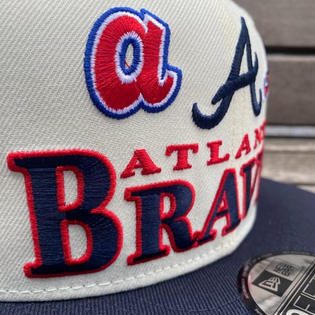 USA限定 9FIFTY ニューエラ MLB アトランタ ブレーブス ATL Braves スナップバックキャップ ARCHIVE (950-240)