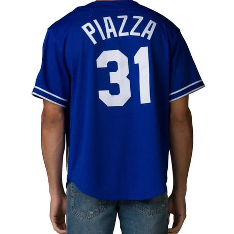 Mitchell&Ness ミッチェル&ネス BPジャージ LA ロサンゼルス Dodgers ドジャース MLB クーパーズタウン #31 ピアッツァ USA正規品