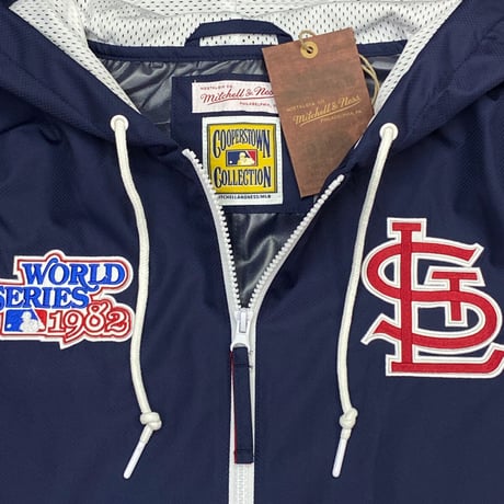 USA限定 Mitchell&Ness MLB セントルイス カージナルス Team Origins ウィンドブレーカー