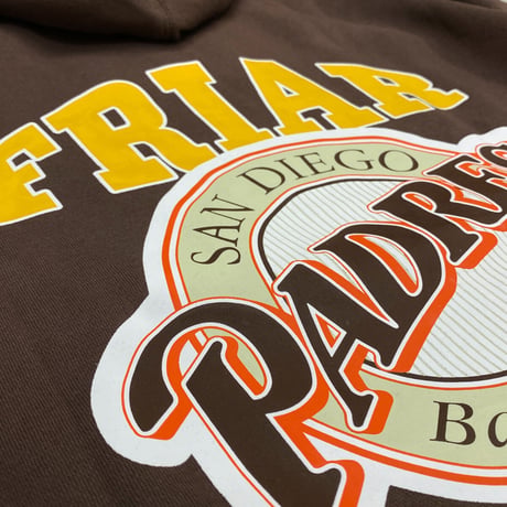 USA限定 Mitchell&Ness USA サンディエゴ パドレス Team Origins プルオーバー パーカー PADRES