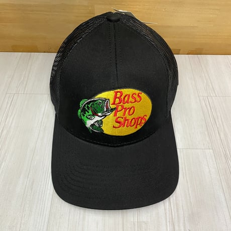 米国アウトドアブランド Bass Pro Shops バスプロショップス 刺繍ロゴ メッシュキャップ (Bps24)