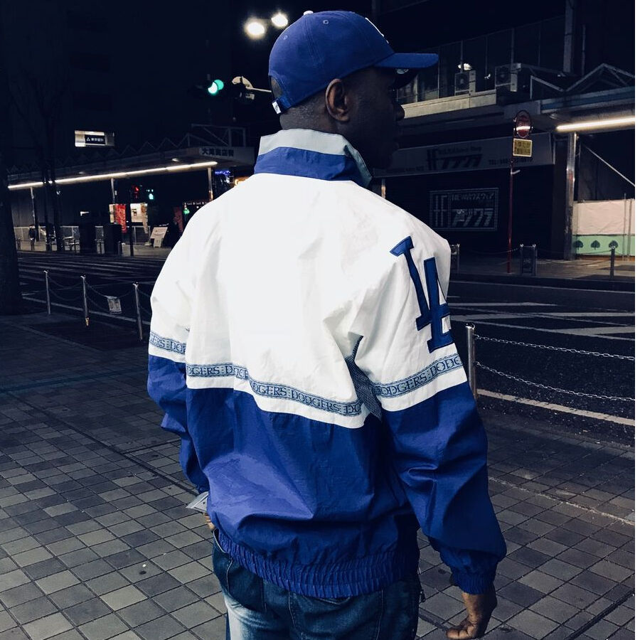 2XL】 STARTER スターター LA アノラック ナイロンジャケット DODGERS...