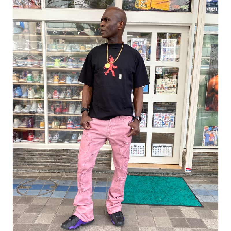 R3BEL JEANS STACKED FIT スタックドフィット ストレッチ フレア