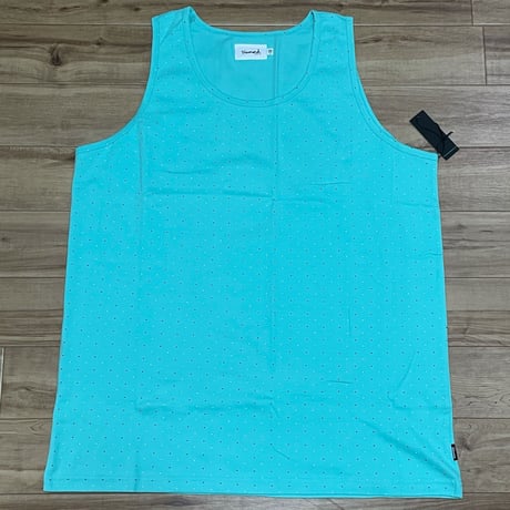 【2XL】 ダイヤモンドサプライ Diamond Supply Co タンクトップ DMNDブルー 総柄 ドット柄