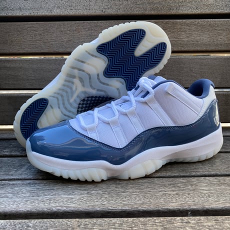 NIKE ナイキ AIR JORDAN11 RETRO LOW ジョーダン11 レトロ デュフーズブルー パテントレザー(AJ125)