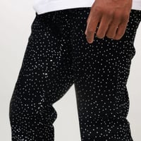 米国ブランド FWRD Denim NY スリムフィット ストレートデニム Fit Slim Straight Iced Jeans ジェットブラック (JNS137)
