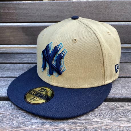 USA仕様 NEWERA 59FIFTY ニューヨーク ヤンキース  NY Yankees OVERLAP (19-24)