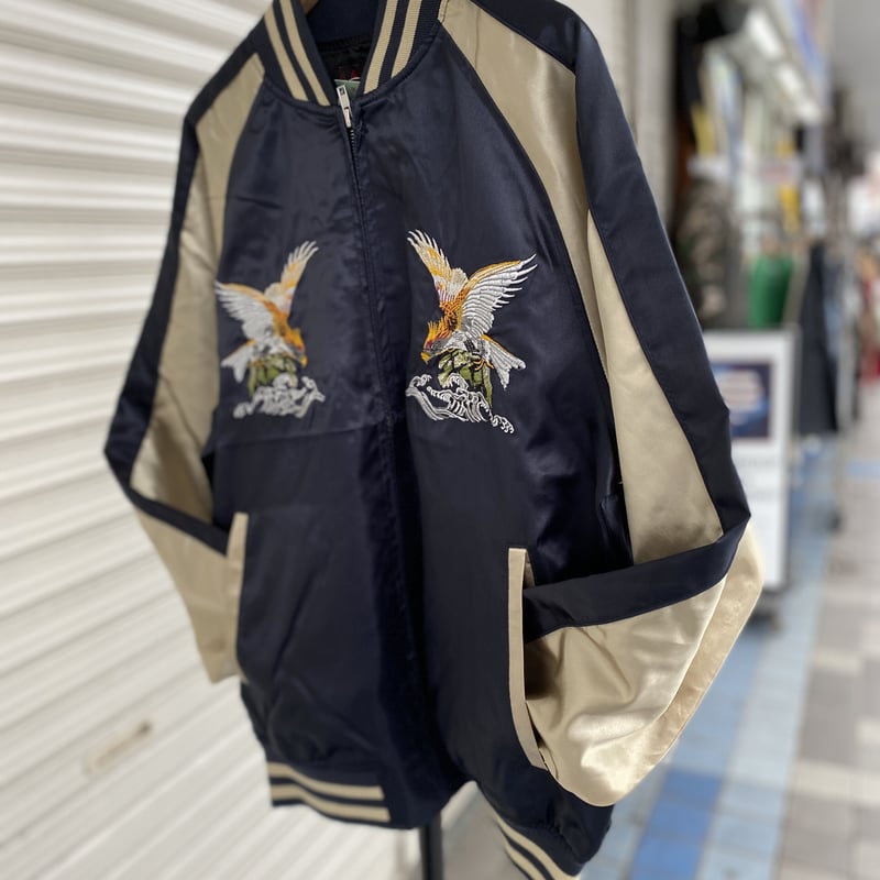 スカジャン Yokosuka刺繍入り 横須賀発祥 SUKAJAN 刺繍 イーグル スカジャン Yokosuka刺繍入り 横須賀発祥 SUKAJAN 刺繍 イーグル