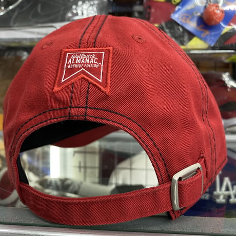 Adidas アディダス Collegiate ノースカロライナ州立大学 NC State Wolfpack ウルフパック ストラップバックキャップ