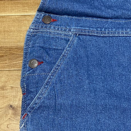 Dickies ディッキーズ  Bib Overall オーバーオール ストーンウォッシュ インディゴ USAモデル (OA9)