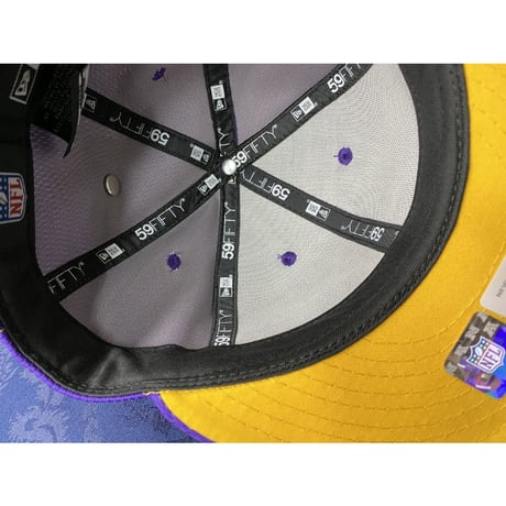 NFL 限定100周年記念 NEWERA ニューエラ VIKINGS ミネソタ バイキングス 59Fifty キャップ