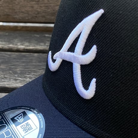 海外限定 Newera ニューエラ 9Forty Aフレーム Braves アトランタ ブレーブス 95ワールドシリーズ キャップ (940-266)
