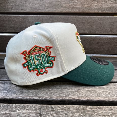 海外限定 Newera ニューエラ 9Forty Aフレーム Reds シンシナティ レッズ 150th Running Man キャップ (940-310)