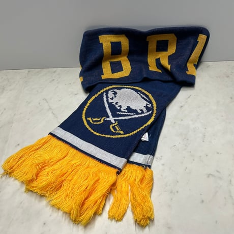 海外モデル Mitchell and Ness ミッチェル&ネス NHL Sabres バッファローセイバーズ ロングマフラー Scarf