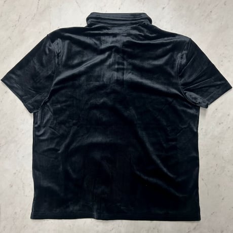 True Religion トゥルーレリジョン S/S Velour Polo 半袖 ベロア ポロシャツ (TRUE-Shirt1)