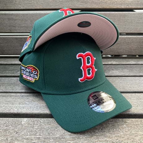 NEW ERA RED SOX ベースボールキャップ レッドソックス 海外限定 NEW ERA - ニューエラ レッドソックス ベースボールキャップ 横