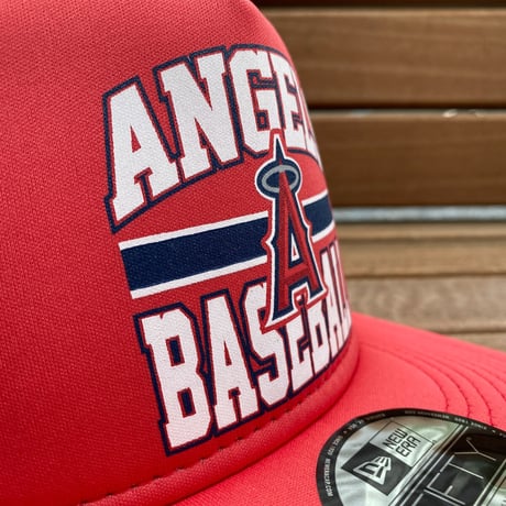 海外限定 ニューエラ LogoTrucker 9Fifty エンゼルス LA Angels トラッカーキャップ MLB