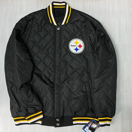NFL公式 JHデザイン Steelers スティーラーズ 限定 チャンピオンズ リバーシブル スタジャン