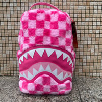 米国仕様 SPRAYGROUND スプレイグラウンド SFURZILLA SHARK BACKPACK ピンクファー バックパック (BKPK58)