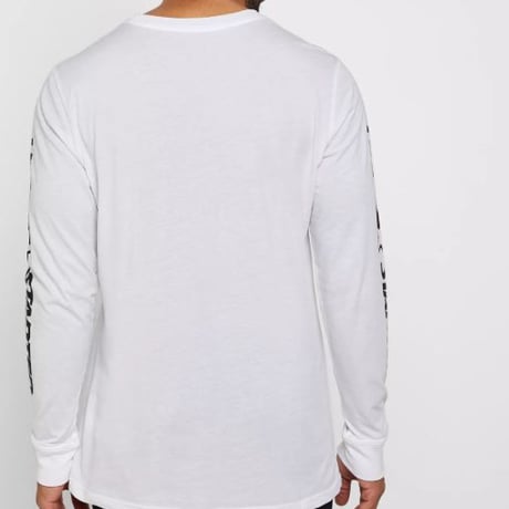 限定コラボモデル HUF ハフ STARTER スターター コラボデザイン 長袖 Ｔシャツ ロンＴ 白