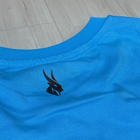 USAブランド GOAT Solo ゴートソロ ENEMY OF STATE  グラフィック 半袖 Tシャツ Lブルー　(GT8)