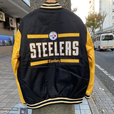 NFL公式 ピッツバーグ Steelers スティーラーズ ツイル スタジャン スタジアムジャンパー