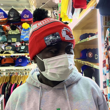 NEWERA USA ニューエラ NFL カンザスシティ チーフス Chiefs ポンポン ニット帽 CHILD
