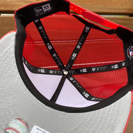 海外限定 ニューエラ LogoTrucker 9Fifty シンシナティ レッズ Reds トラッカーキャップ MLB