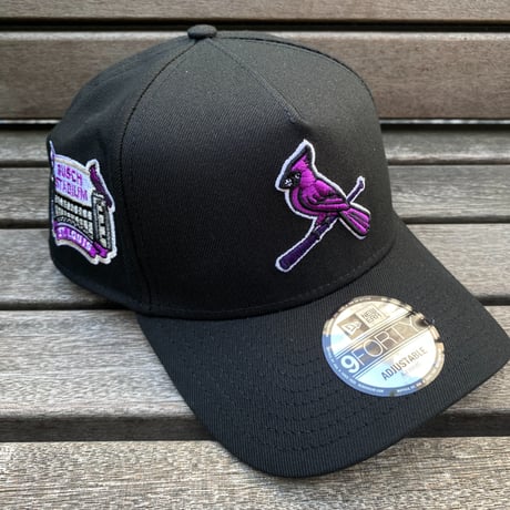 海外限定 Newera ニューエラ 9Forty Aフレーム Cardinals セントルイス カージナルス Busch Stadium キャップ (940-163)