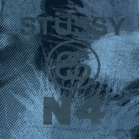 【M】Stussy ステューシーSSリンク 豪華 全面デザイン 半袖 Tシャツ ブラック 黒 ストリート オールドスタイル 綿100%  (24)