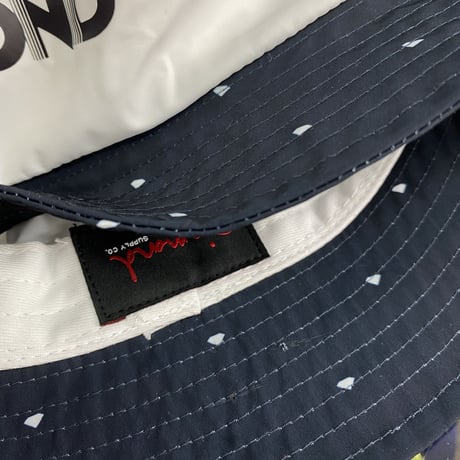 Diamond Supply Co. ダイヤモンドサプライ DECO BUCKET HAT バケットハット 白 紺 ダイヤドット
