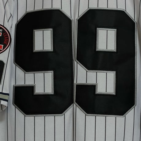 NEGRO LEAGUE  二グロリーグ NY『ブラック ヤンキース』＃99 ベースボールシャツ ピンストライプ